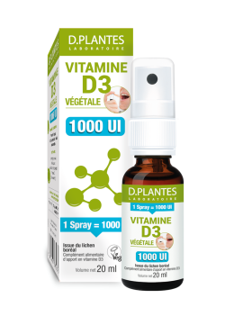 Vitamine D3 végétale 1000UI...